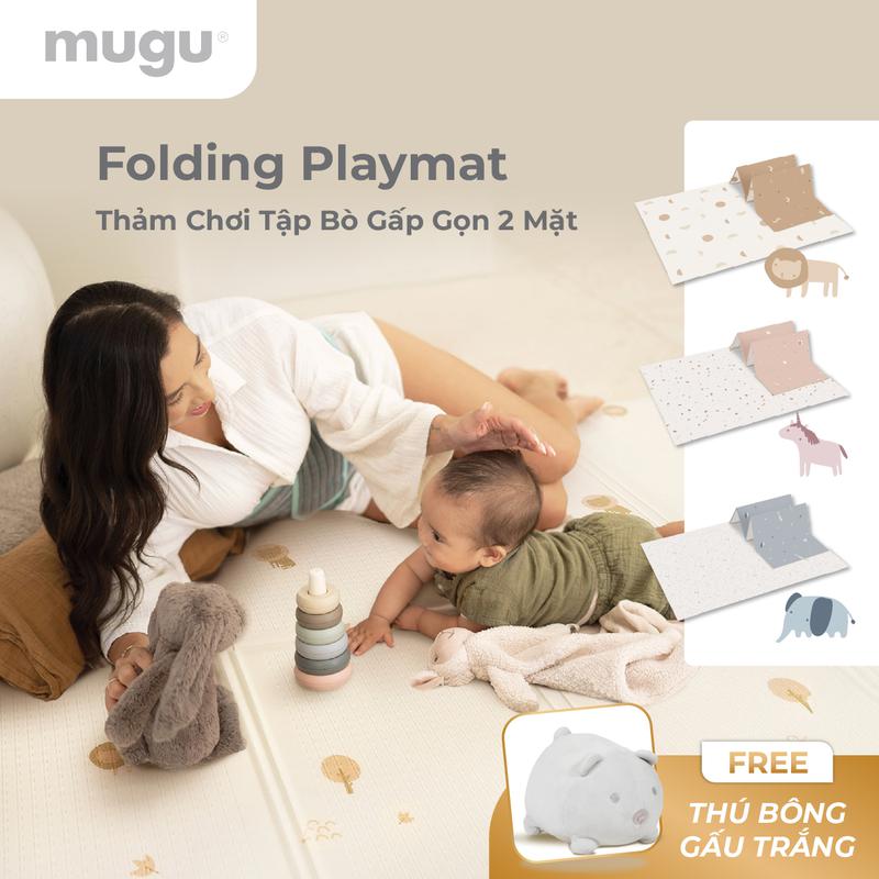 MUGU Thảm Chơi Tập Bò Đa Năng Cho Bé - Folding Playmat
