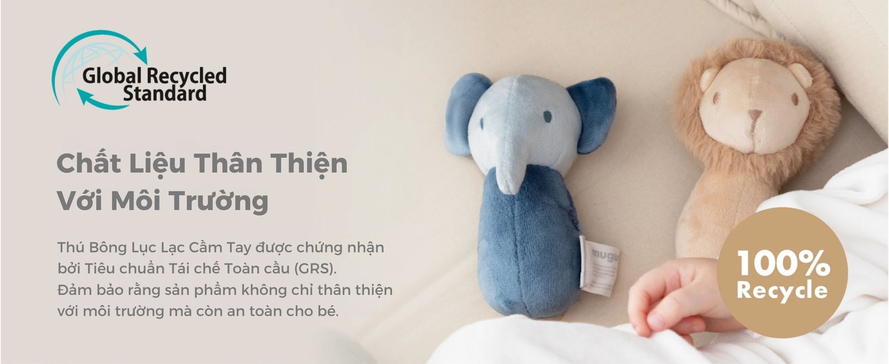 Mugu Set Thú Bông Lục Lạc Cao Cấp description image