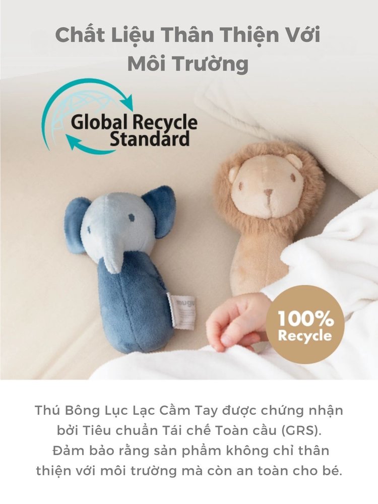 Mugu Set Thú Bông Lục Lạc Cao Cấp description image
