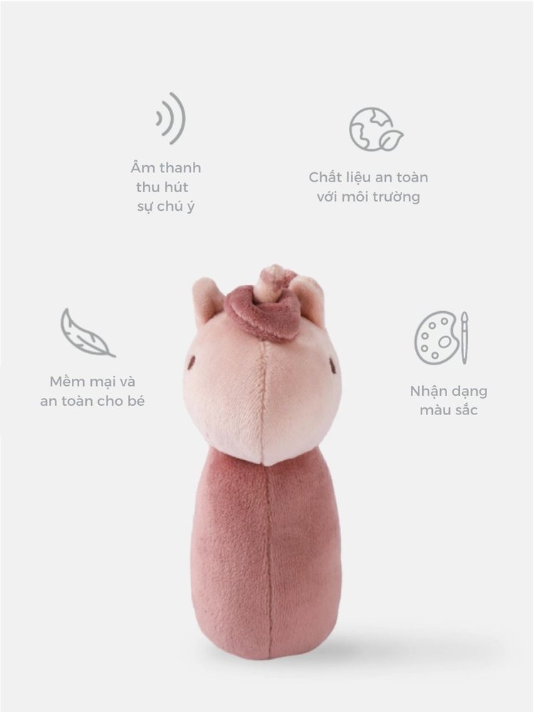 Mugu Set Thú Bông Lục Lạc Cao Cấp description image