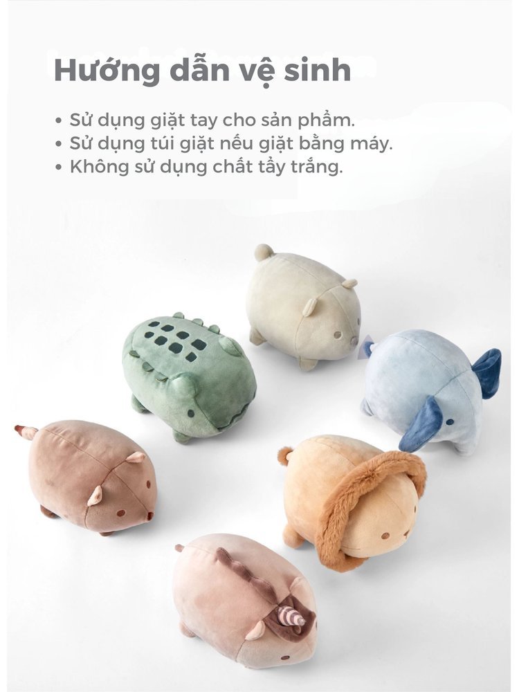 Mugu Set Thú Bông Cao Cấp description image
