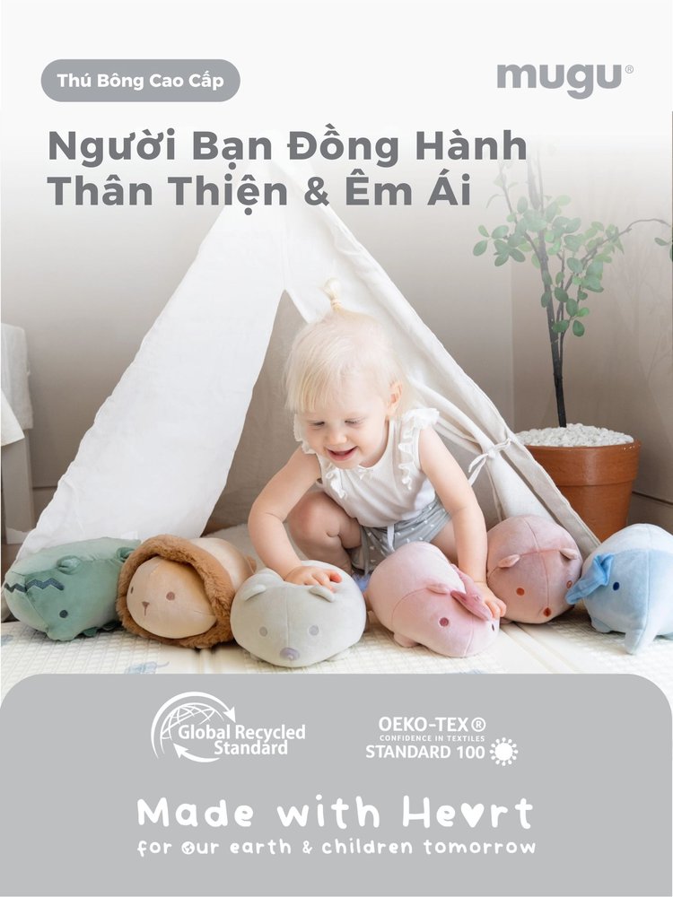 Mugu Set Thú Bông Cao Cấp description image