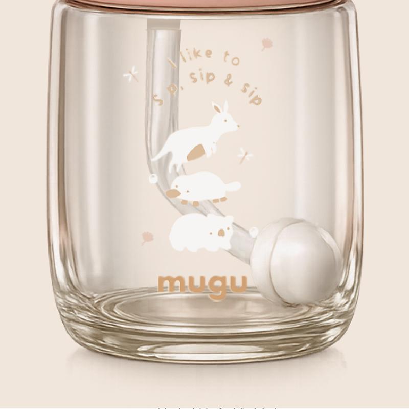 mugu Bình Tập Uống 360 độ Tritan Lúa Mạch Cho Bé - Thiết Kế Mới - ảnh 3