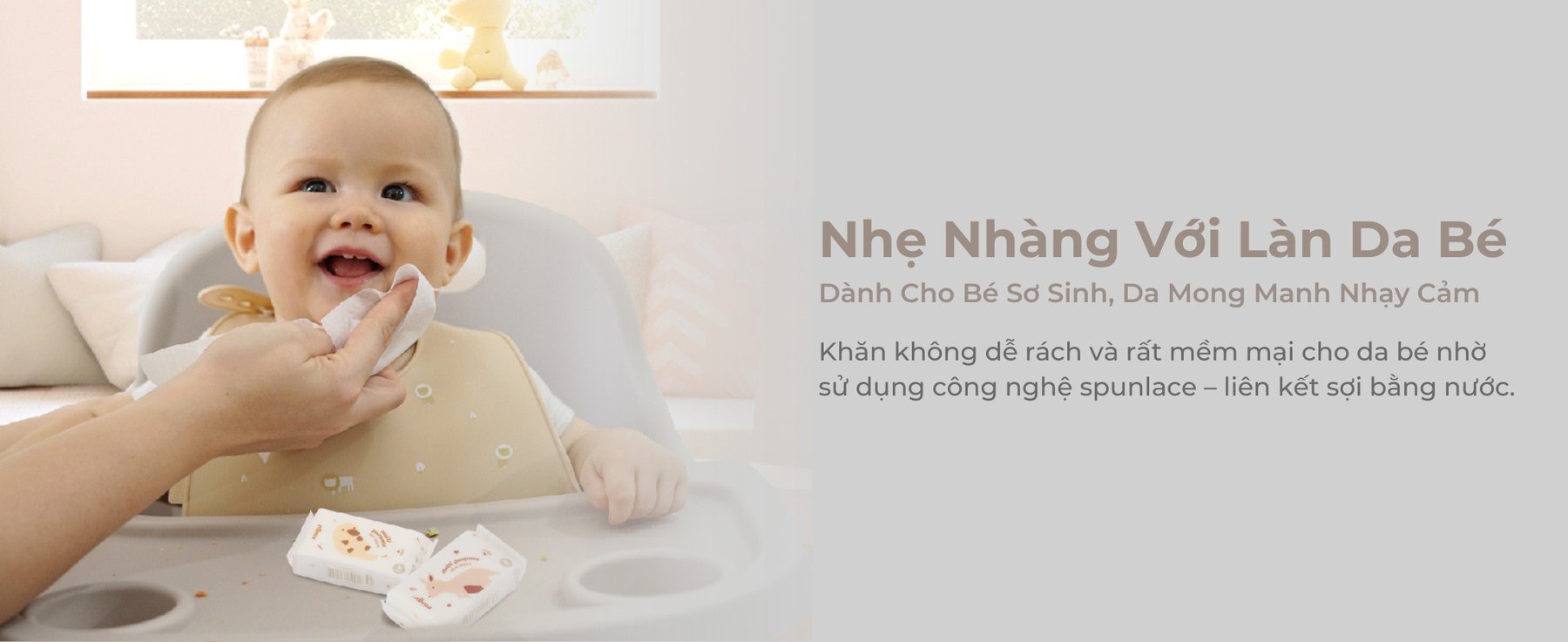 mugu Khăn Ướt Đa Năng Mini Lau Răng Nướu Cho Bé description image