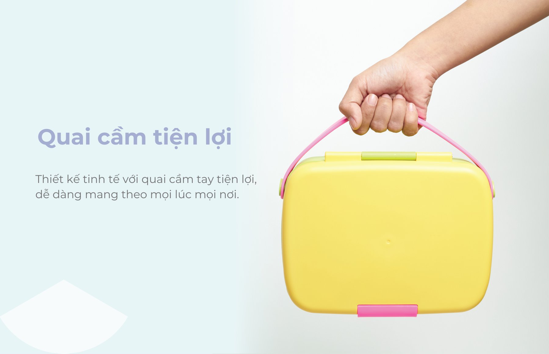 MOOIKIND Hộp Cơm Bento Sắc Màu - Colorblock Bento Box description image