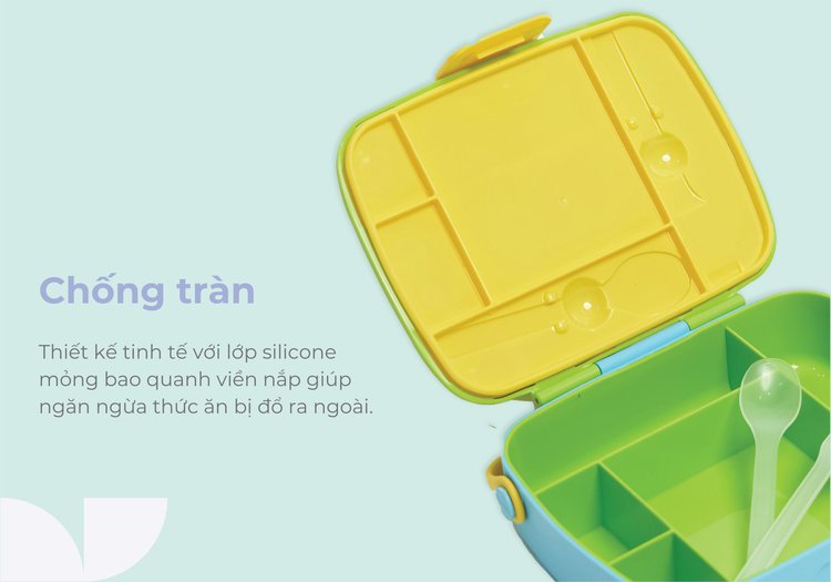 MOOIKIND Hộp Cơm Bento Sắc Màu - Colorblock Bento Box description image