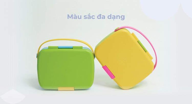 MOOIKIND Hộp Cơm Bento Sắc Màu - Colorblock Bento Box description image