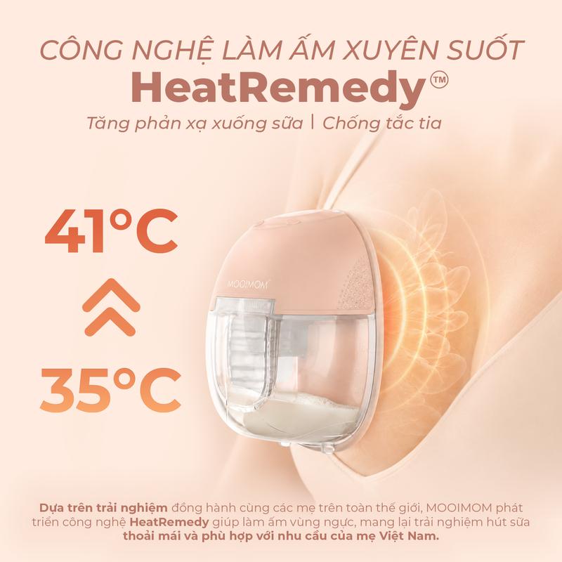 MOOIMOM Trọn Bộ 2 Máy Hút Sữa Không Dây Thế Hệ Mới X1 - ảnh 3