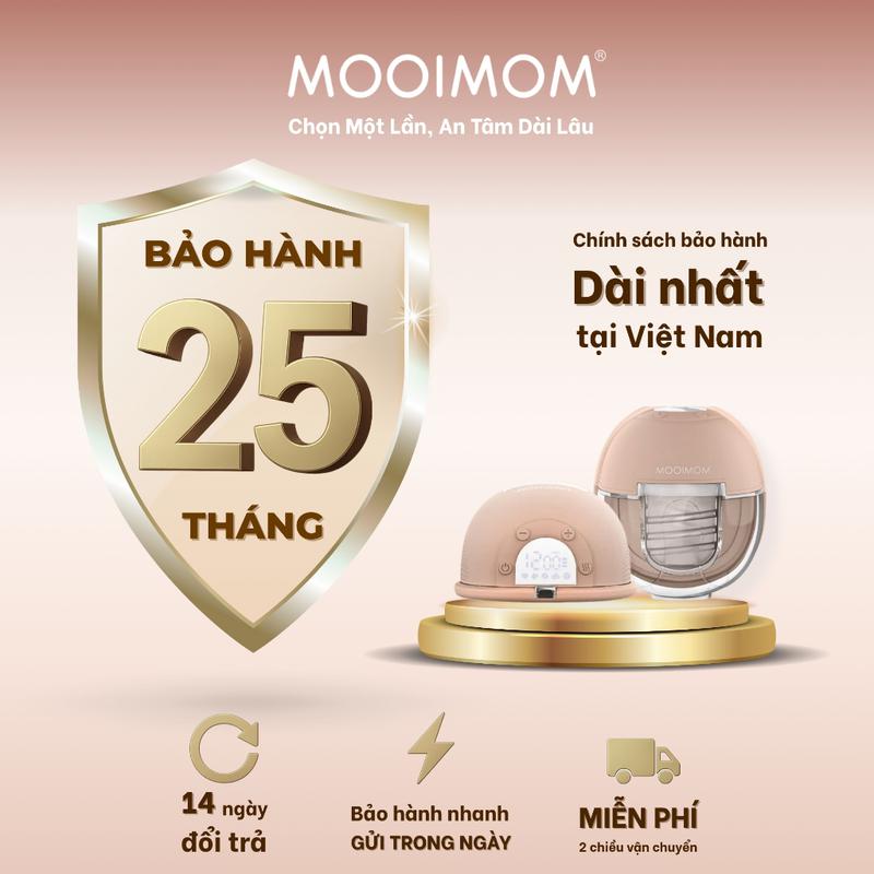 MOOIMOM Trọn Bộ 2 Máy Hút Sữa Không Dây Thế Hệ Mới X1 - ảnh 2