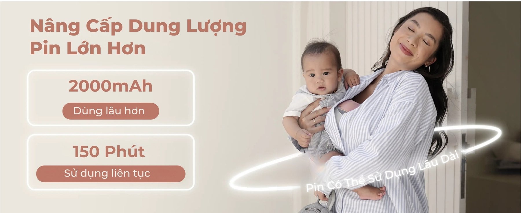 MOOIMOM Trọn Bộ 2 Máy Hút Sữa Không Dây Thế Hệ Mới X1 description image
