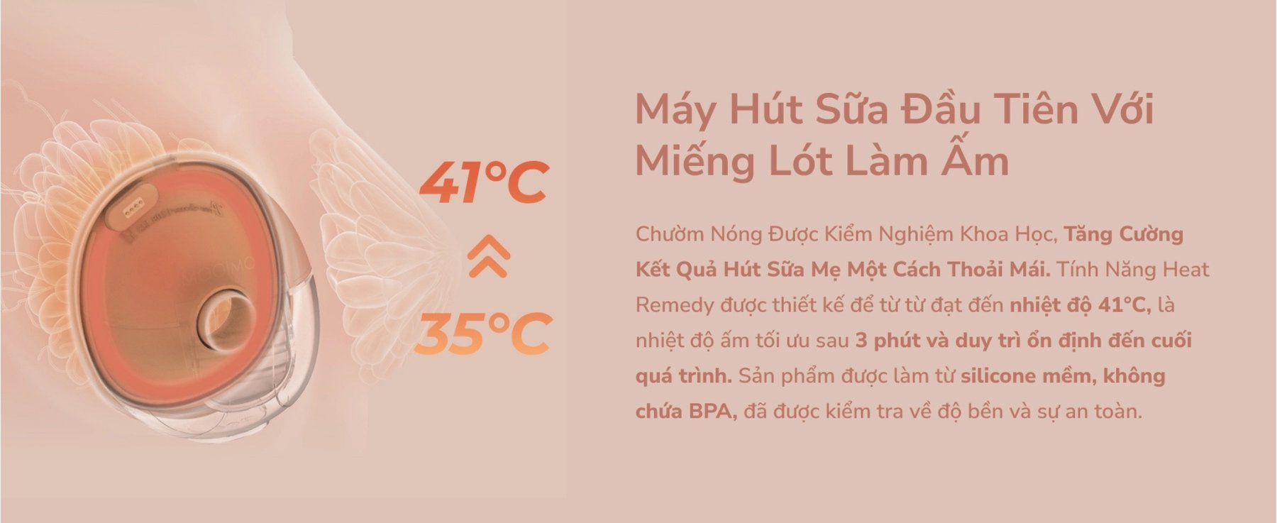 MOOIMOM Trọn Bộ 2 Máy Hút Sữa Không Dây Thế Hệ Mới X1 description image