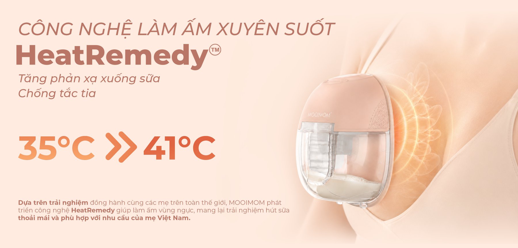 MOOIMOM Trọn Bộ 2 Máy Hút Sữa Không Dây Thế Hệ Mới X1 description image