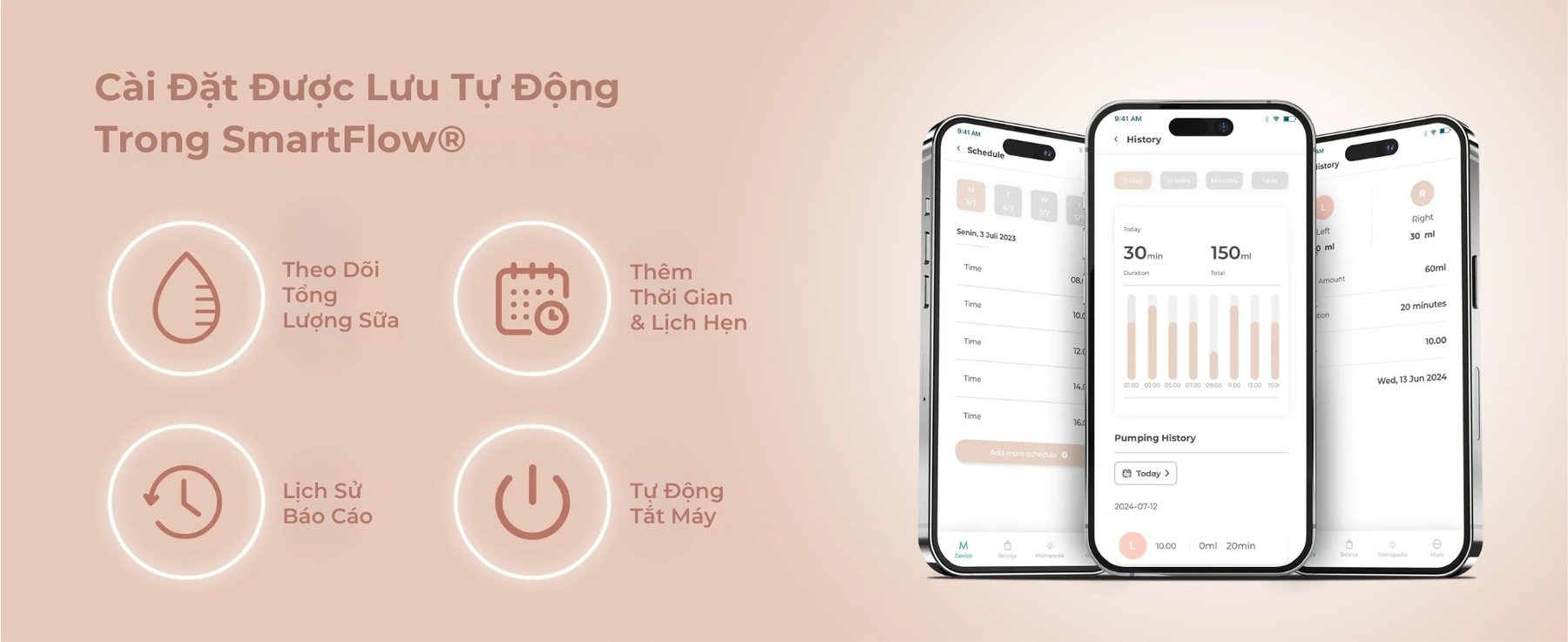 MOOIMOM Trọn Bộ 2 Máy Hút Sữa Không Dây Thế Hệ Mới X1 description image