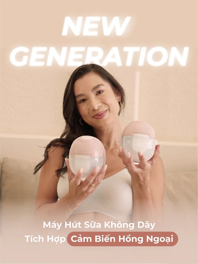 MOOIMOM Trọn Bộ 2 Máy Hút Sữa Không Dây Thế Hệ Mới X1 description image
