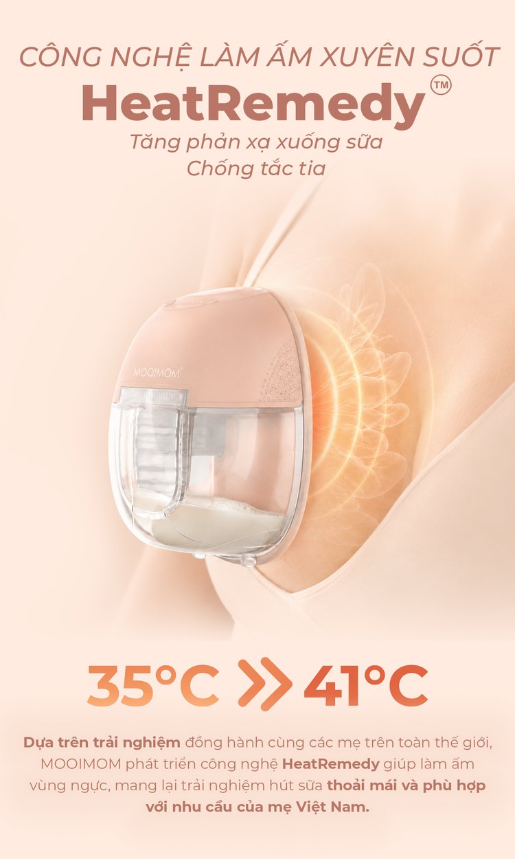 MOOIMOM Trọn Bộ 2 Máy Hút Sữa Không Dây Thế Hệ Mới X1 description image