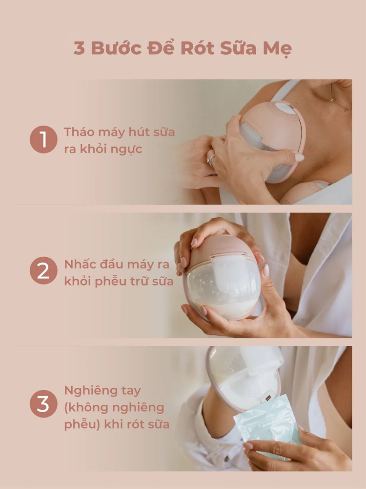 MOOIMOM Trọn Bộ 2 Máy Hút Sữa Không Dây Thế Hệ Mới X1 description image