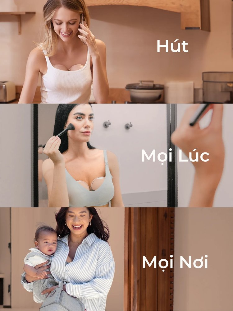 MOOIMOM Máy Hút Sữa Không Dây Thế Hệ Mới X1 - [Ưu Đãi Có 1 Không 2] description image