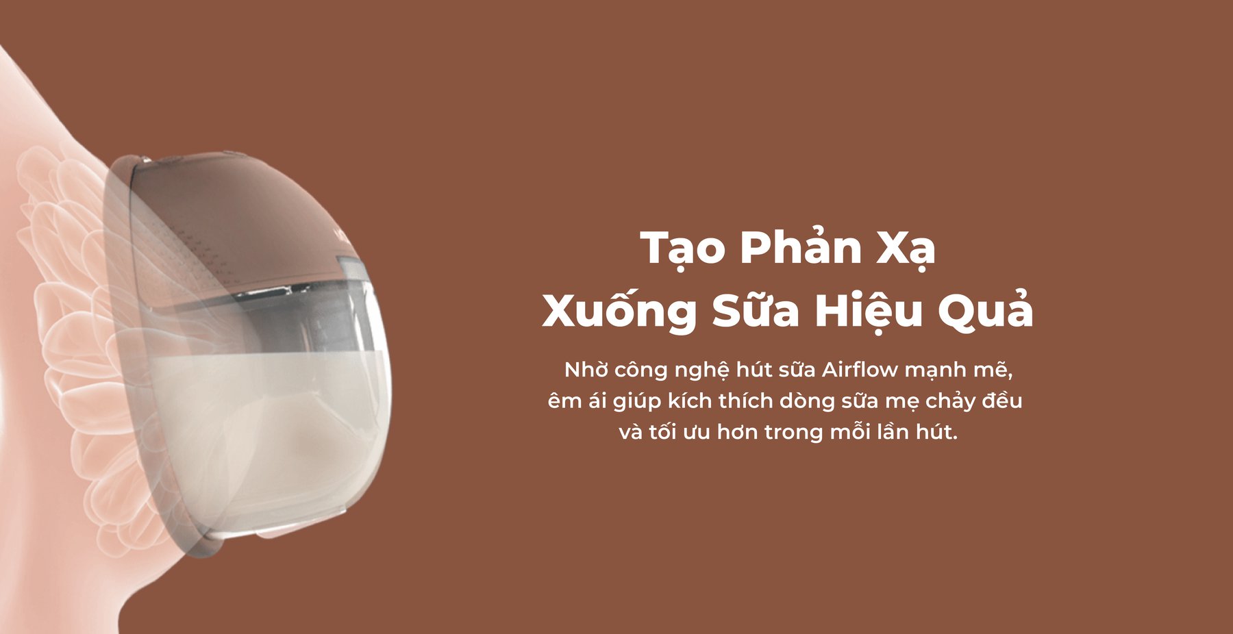 MOOIMOM Máy Hút Sữa Không Dây M3 Pro Air Flow description image