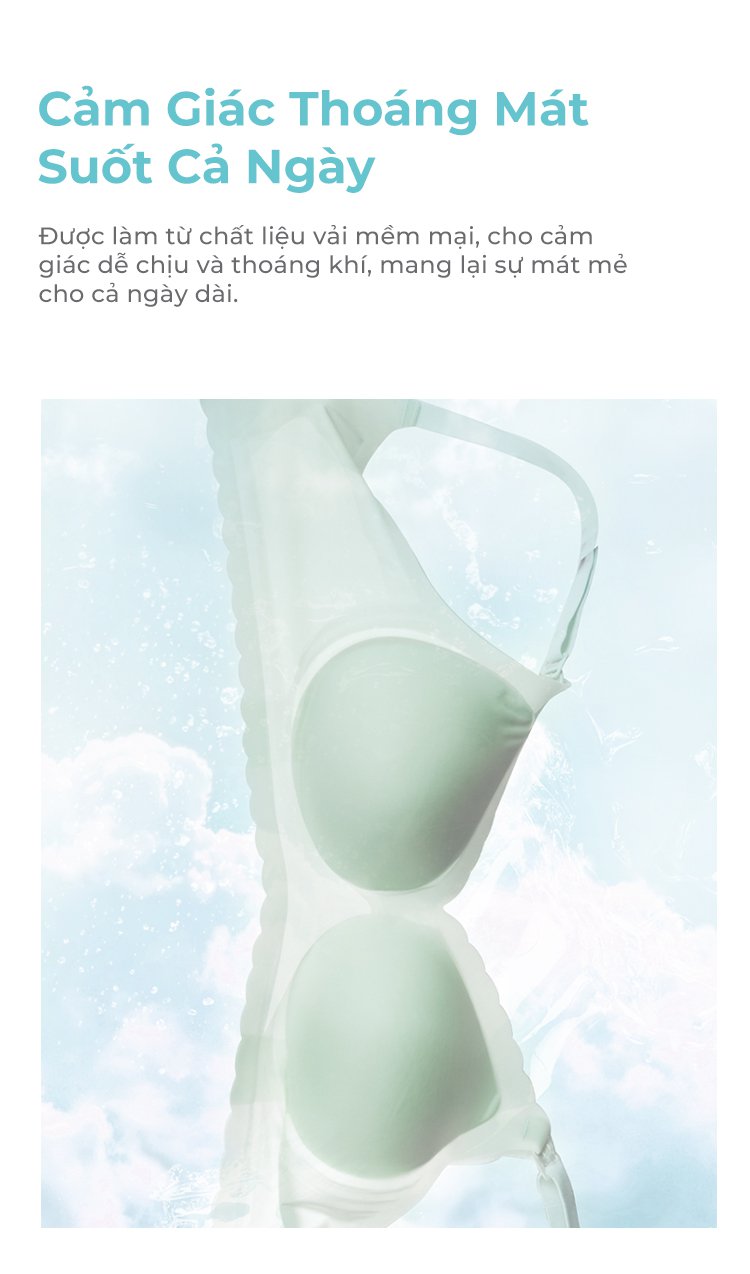 MOOIMOM Áo Ngực Bầu Và Cho Con Bú Nâng Ngực Không Đường May description image