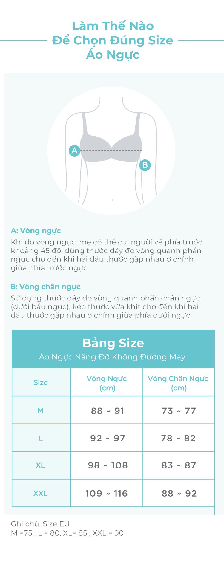 MOOIMOM Áo Ngực Bầu Và Cho Con Bú Nâng Ngực Không Đường May description image