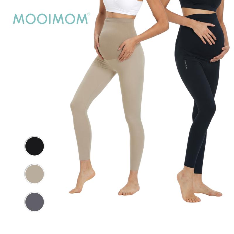 MOOIMOM Quần Legging Bầu Thiết Kế Ôm Bụng Thoải Mái - ảnh 2