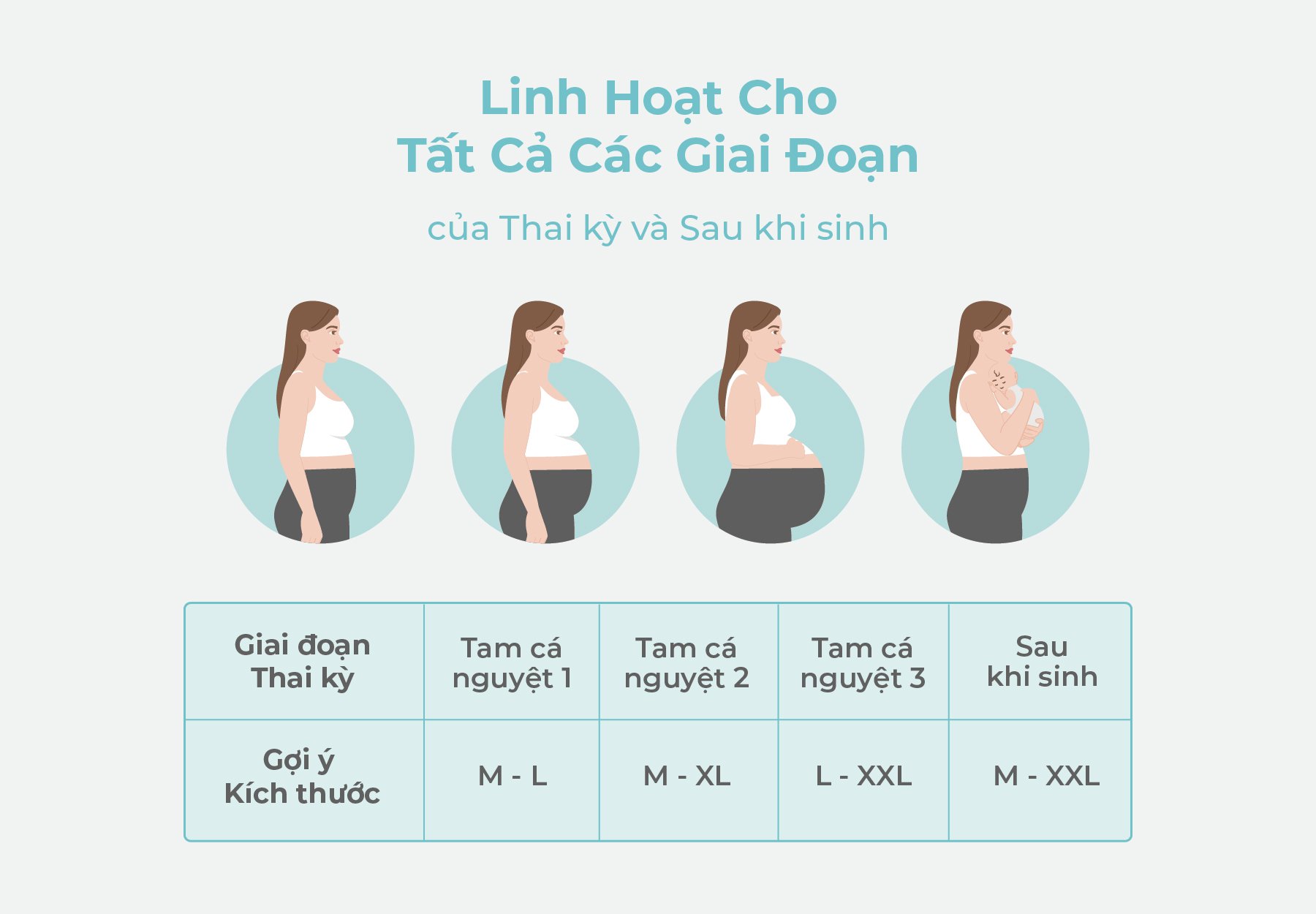 MOOIMOM Quần Legging Bầu Thiết Kế Ôm Bụng Thoải Mái description image