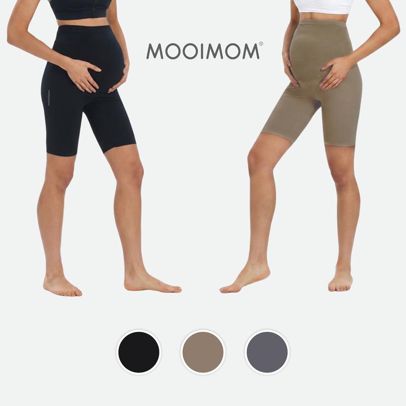 MOOIMOM Quần Legging Bầu Lửng Thiết Kế Ôm Bụng Thoải Mái - ảnh 2