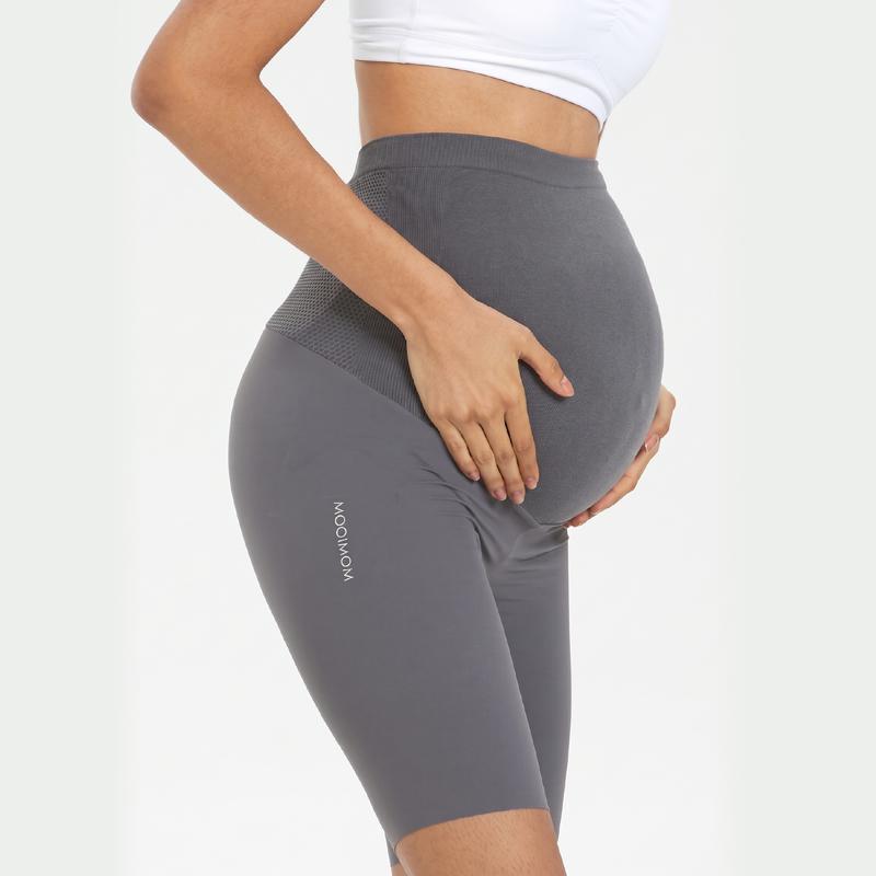 MOOIMOM Quần Legging Bầu Lửng Thiết Kế Ôm Bụng Thoải Mái - ảnh 3