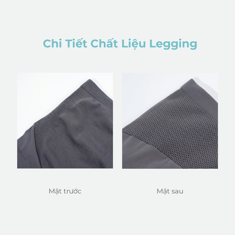MOOIMOM Quần Legging Bầu Lửng Thiết Kế Ôm Bụng Thoải Mái description image