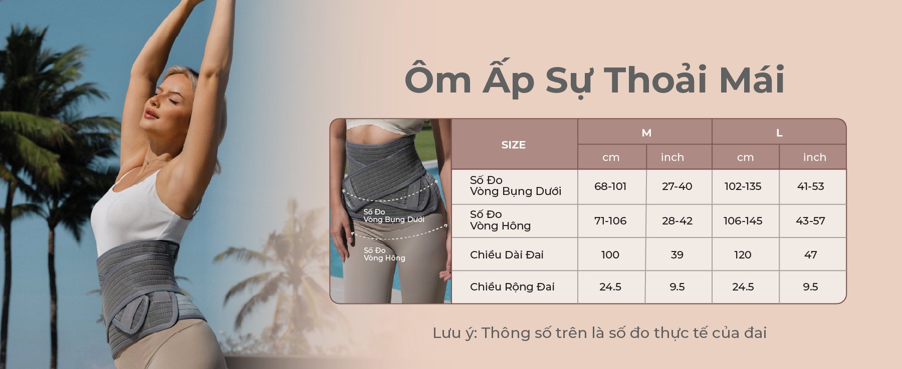 MOOIMOM Đai Nịt Bụng Sợi Tre Coolweave - Thế Hệ Mới description image