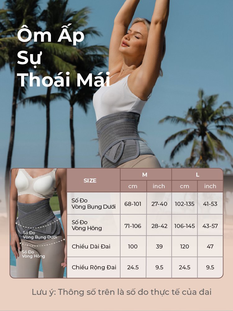 MOOIMOM Đai Nịt Bụng Sợi Tre Coolweave - Thế Hệ Mới description image