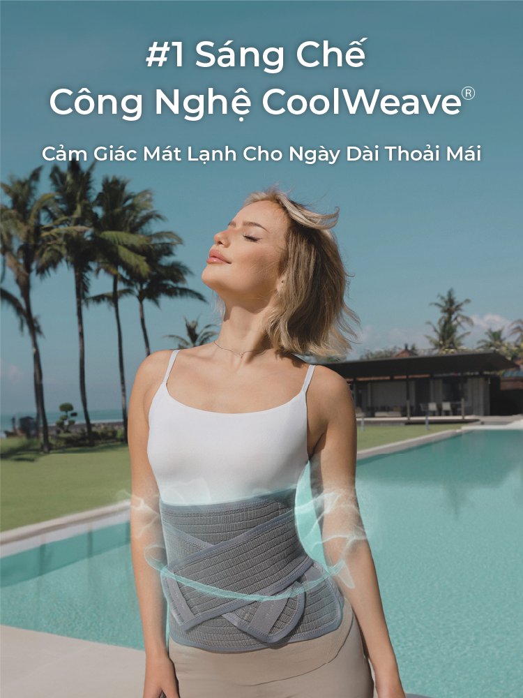 MOOIMOM Đai Nịt Bụng Sợi Tre Coolweave - Thế Hệ Mới description image