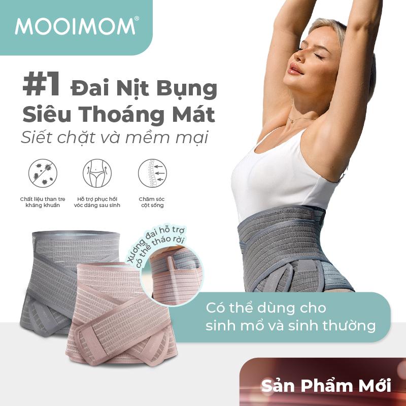 MOOIMOM Đai Nịt Bụng Sợi Tre Coolweave - Thế Hệ Mới