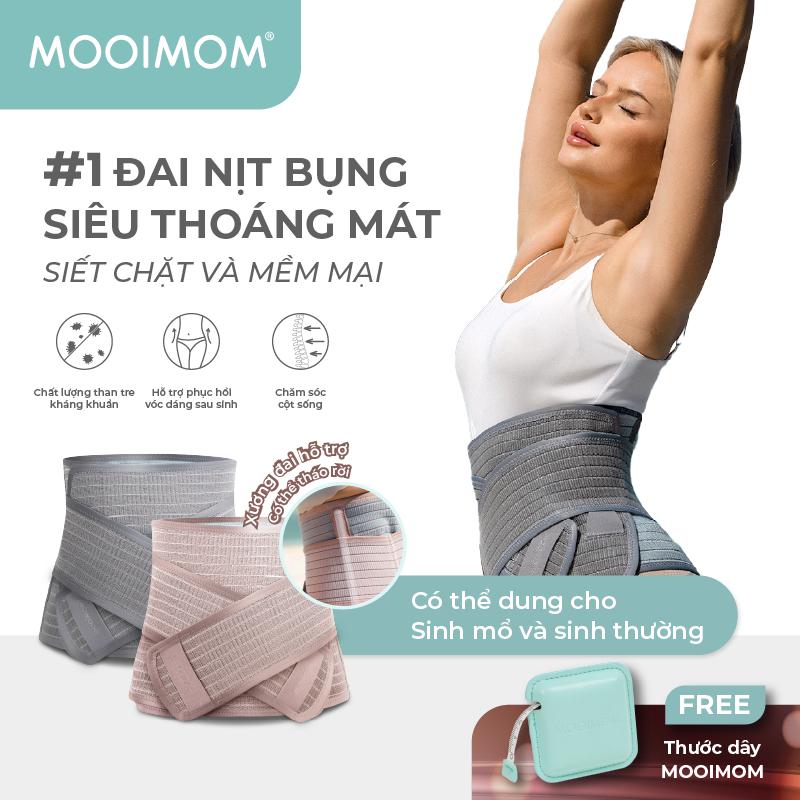 MOOIMOM Đai Nịt Bụng Sợi Tre Coolweave - Thế Hệ Mới