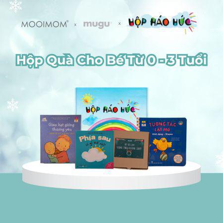 MOOIMOM Hộp Sách và Trò Chơi Giáo Dục Cho Bé Từ 0-3 Tuổi