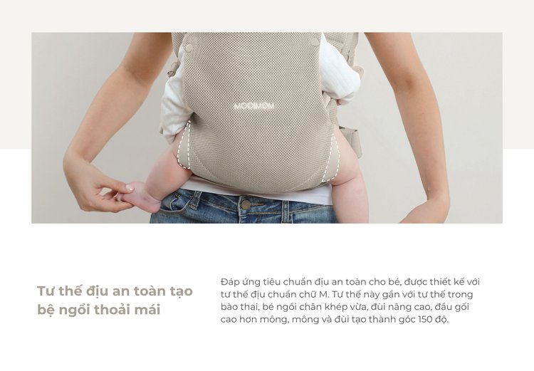 MOOIMOM Địu Em Bé Wonder Carrier - Wonder Carrier description image