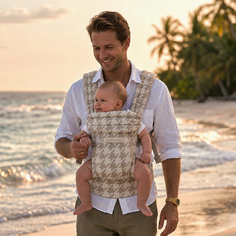 [PRE ORDER] Địu Em Bé MOOIMOM Evolve Cotton Thoáng Khí, Trợ Lực Cho Bé Sơ Sinh - ảnh 7