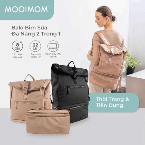 MOOIMOM Túi Bỉm Sữa Đa Năng 2in1
