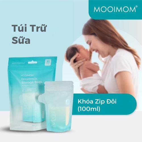 MOOIMOM Túi trữ sữa cảm ứng nhiệt 100ml