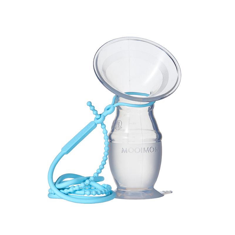 MOOIMOM Cốc Hứng Sữa Silicone Cao Cấp Cho Mẹ Sau Sinh Chống Tràn, Kèm Nắp Đậy & Dây Đeo Tiện Lợi - ảnh 7