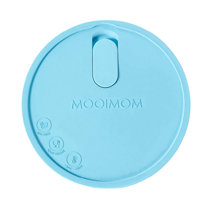 MOOIMOM Cốc Hứng Sữa Silicone Cao Cấp Cho Mẹ Sau Sinh Chống Tràn, Kèm Nắp Đậy & Dây Đeo Tiện Lợi - ảnh 2