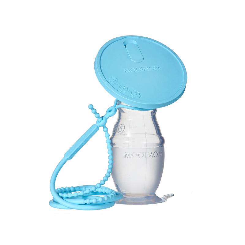 MOOIMOM Cốc Hứng Sữa Silicone Cao Cấp Cho Mẹ Sau Sinh Chống Tràn, Kèm Nắp Đậy & Dây Đeo Tiện Lợi - ảnh 9