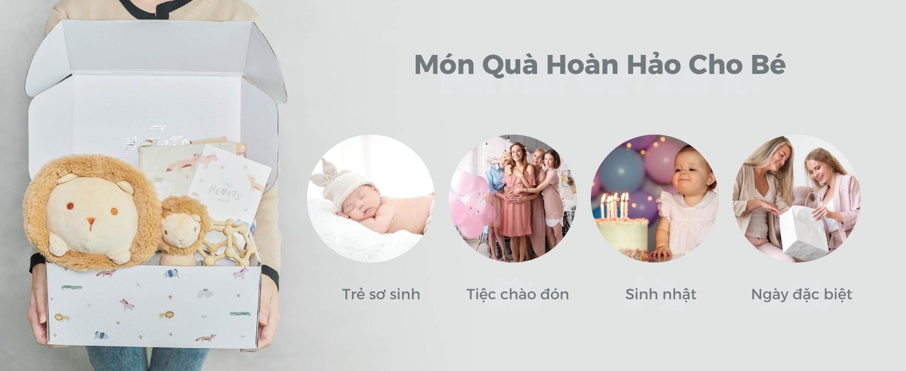 Mugu CUDDLE GIFTSET - Hộp Quà Đồ Chơi Thú Bông Cho Bé description image