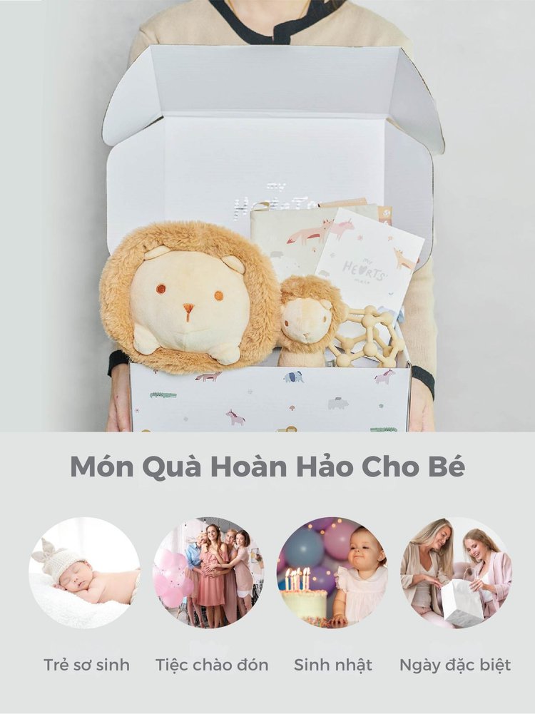 Mugu CUDDLE GIFTSET - Hộp Quà Đồ Chơi Thú Bông Cho Bé description image