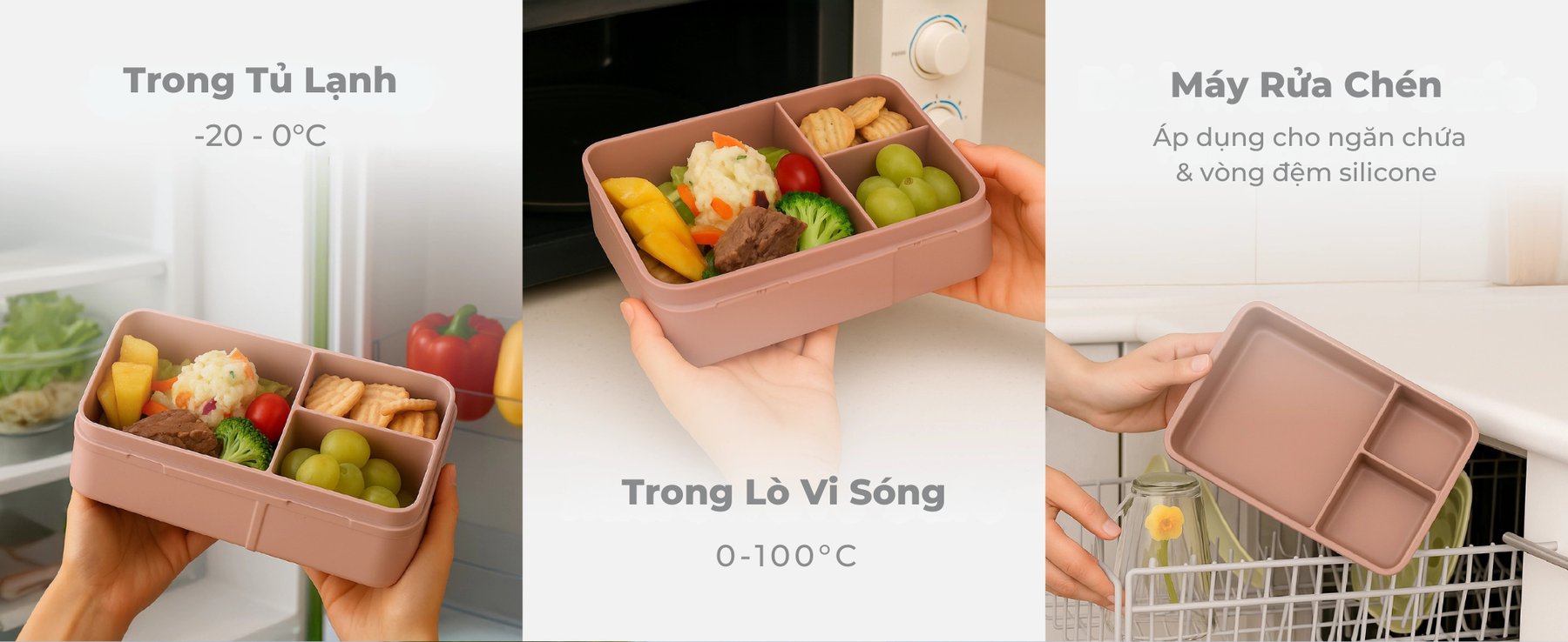 mugu Bộ Hộp Cơm Kèm Túi Đựng Tiện Lợi Cho Bé description image